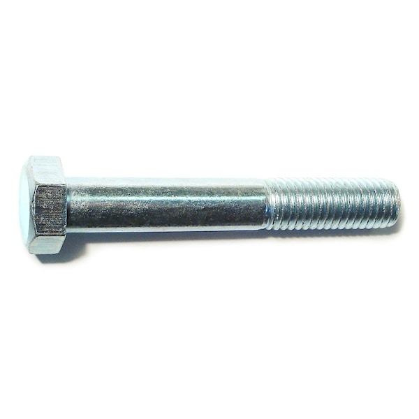 Midwest Fastener Grade 2, 5/8"-11 Hex Head Cap Screw, Zinc Plated Steel, 4 in L, 15 PK 53322 - main